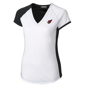 NWT Arizona Cardinals Women's Cutter & Buck Short Sleeve Fitted Top~Med~$50